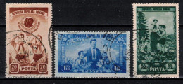 Roumanie 1952 Mi 1396-8 (Yv 1258-60), Obliteré - Oblitérés