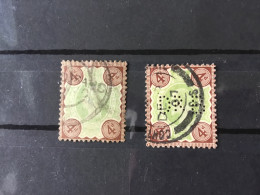 Queen Victoria  YT 97 (0) ,perfored DRB - Gebraucht