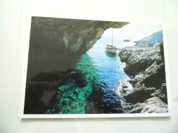 Cartolina Viaggiata "ISOLA D'ELBA Ingresso Grotta Di Cavoli" 1992 - Livorno