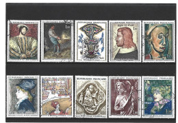 Tableaux Oblitérés Années 60 69 - Used Stamps