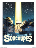 OBION : Exlibris GLENAT 2015 Pour SOUCOUPES - Illustrateurs M - O