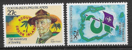 Cocos Scouts Set 1982 Mnh ** - Isole Cocos (Keeling)