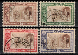 Roumanie 1907 Mi 208-11 (Yv 203-6), Obliteré - Sonstige & Ohne Zuordnung