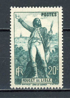 FRANCE -  LA MARSEILLAISE - N° Yvert  314 * - Nuevos