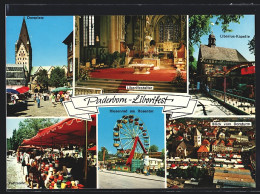 AK Paderborn, Dom Und Umgebung Zum Liborifest, Pottmarkt, Riesenrad Am Rosentor  - Paderborn