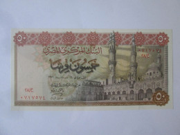 Egypt 50 Piastres 1971 UNC Banknote - Egitto