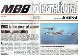 Journal MBB International Pour Le Salon Du Bourget Juin 1983 - Transport