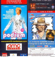 GIRAUD Dépliant Cinéma AMC , Pub BLUEBERRY - Möbius