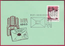 Österreich MNr.1184 Sonderstempel 14. Juni 1965 WIPA 1965 FIP Kongress - Lettres & Documents