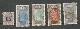 Guinée N°57, 63, 71, 74, 77 Cote 5.10€ - Usados