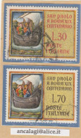 USATI ITALIA 1961 - Ref.0152 "SAN PAOLO A RROMA" Serie Di 2 Val. - - 1961-70: Used