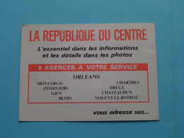 Meilleurs Voeux ... 1981 > La Republique Du Centre > Gien, Montargis, Chartres, Nogent-le-Rotrou . ( Voir / Zie Scans) ! - Formato Piccolo : 1981-90