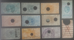 Inde Court Fee 1872/75 - 1882-1901 Imperium