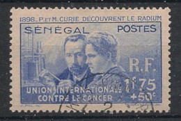 SENEGAL - 1938 - N°YT. 149 - Marie Curie - Oblitéré / Used - Usados