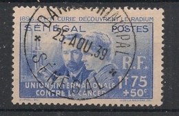 SENEGAL - 1938 - N°YT. 149 - Marie Curie - Oblitéré / Used - Oblitérés