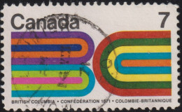 1971  Kanada ° Mi:CA 485, Sn:CA 552, Yt:CA 464, Sg:CA 685, Centenary Of British Columbia's Entry Into Confederation - Oblitérés