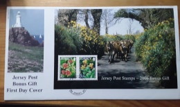 JERSEY FLORA 2009 FDC/SPD MNH - Jersey