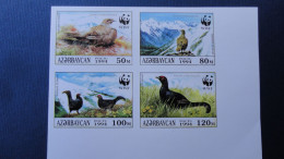 Azerbaijan 1994  PROOF Imperforated Block WWF  MNH - Otros & Sin Clasificación