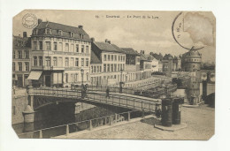 BELGIQUE . COURTRAI . LE PONT DE LA LYS . MAISON " GOEMAERE CLAERHOUT "PATISSERIE CONFISERIE ET FABRIQUE DE PAIN D EPICE - Kortrijk