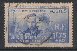 OCEANIE - 1938 - N°YT. 127 - Marie Curie - Oblitéré / Used - Used Stamps