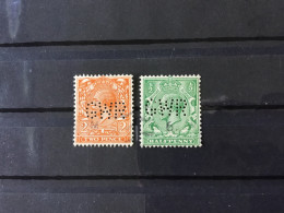 King George V  YT 139-142. Perfored GWR - Used Stamps