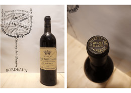 Château Bel Air Marquis D'Aligre 1996 - Margaux - Cru Bourgeois Exceptionnel - Wein