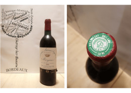 Château Marsac Séguineau 1985 - Margaux - Cru Bourgeois - 1 X 75 Cl - Rouge - Wijn