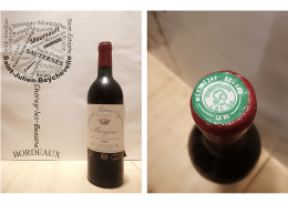 Château Marsac Séguineau 1985 - Margaux - Cru Bourgeois - 1 X 75 Cl - Rouge - Wine