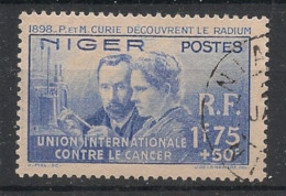 NIGER - 1938 - N°YT. 63 - Marie Curie - Oblitéré / Used - Gebruikt