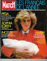 PARIS MATCH N°1844 Du 28 Septembre 1984 Lady Diana Et Naissance Harry - PPDA - Sophia Loren - Inceste - Testi Generali