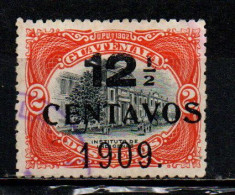 GUATEMALA - 1909 - School For Indians Surcharged In Black- USATO - Guatemala
