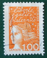 3089 France 1997 Oblitéré Marianne De Luquet 1f Orange - Gebraucht