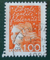 3089 France 1997 Oblitéré Marianne De Luquet 1f Orange - Oblitérés