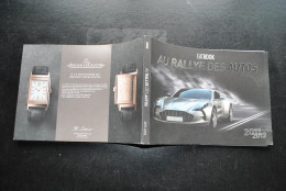 Eatbook Au Rallye Des Autos 2011 2012 Album Publicitaire Voitures Montres Nourriture Uccle Bruxelles Waterloo Brabant - Auto