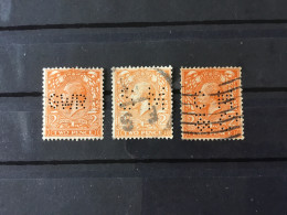 King George V  YT 142. Perfored GWR -SM-CM&C - Used Stamps