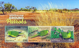 Australia / Australië - Postfris / MNH - Sheet Ground Parrots 2024 - Nuovi