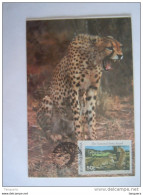 Bophuthatswana 1988 Maximum Card Carte Guépards Luipaard  Yv 205 - Bophuthatswana