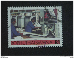 Bophuthatswana Bophutatswana 1985 Imprimerie Industrie Yv 163 O - Bophuthatswana