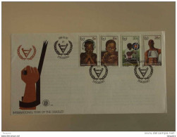 Bophuthatswana 1981 FDC Jaar Van De Gehandicapten Année Des Personnes Handicapées Yv 68-71 - Handicaps