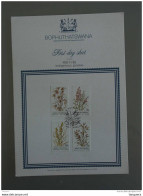 Bophuthatswana First-day Sheet 1981 Inheemse Grassen Herbes Indigènes Yv 80-83 - Other & Unclassified