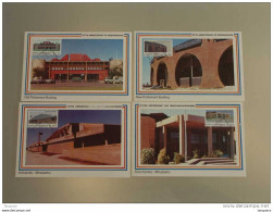 Bophuthatswana 1982 MAXIMUM Cartes Gebouwen édifices Parlement Université Yv 96-99 - Bofutatsuana