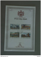 Transkei 1983 FDC Sheet Postkantoren Bureaux  Postaux Yv 128-131 - Transkei