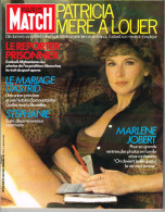 PARIS MATCH N°1845 Du 05 Octobre 1984 Marlene Jobert - Patricia, Mère à Louer - Mariage D'Astrid - Stephanie De Monaco - Testi Generali