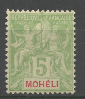 MOHELI N° 4 NEUF** LUXE SANS CHARNIERE / Hingeless / MNH - Unused Stamps