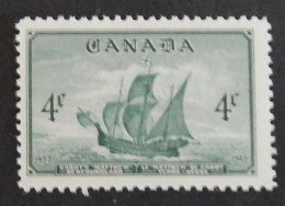 CANADA YT 229 NEUF**MNH"BATEAU DE JEAN CABOT" ANNÉE 1949 - Ongebruikt