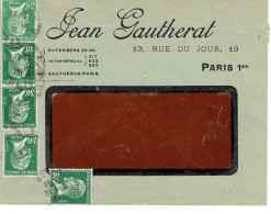 Tarifs Postaux Etranger Du 01-08-1926 (31) Pasteur N° 174 30 C. X 5 Lettre 20 G. 31-10-1931 - 1922-26 Pasteur