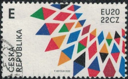 République Tchèque 2022 Oblitéré Used Présidence Tchèque De L'Union Européenne Y&T CZ 1014 SU - Used Stamps