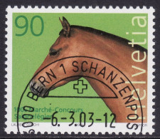 Schweiz: SBK-Nr. 1082 (100. Marché Concours, Saignelégier 2003) ET-gestempelt - Usati