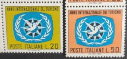 ITALIA 1967 ANNO INTERNAZIONALE DEL TURISMO Serie Completa - 1961-70: Mint/hinged