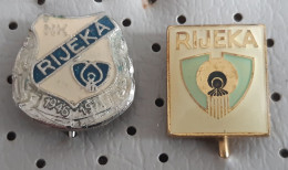 Football Club NK  Rijeka Croatia Ex Yugoslavia Pins - Calcio